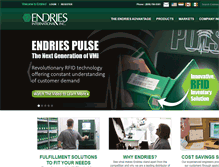 Tablet Screenshot of portal.endries.com